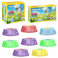 Miniatyrbilde 1 av 9: Stepping Stones for Kids - Sklisikre Sansestimulerende Stepping Stones, Interaktive Hage Steiner, Sklisikre Balanserende Elvesteiner, Fremmer Koordinasjon for Barn A