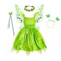Tinkerbell-kostume til piger Prinsessekjole Fancy fe-kjoler Cosplay-festtøj 80cm