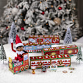Miniatyrbillede 4 af 5: Ny Jule-nedtællings-adventskalender 24 Dage Overraskelse Blind Box Juletog Blind Box