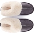 Miniatyrbillede 4 af 4: Hussko til kvinder og mænd, Fuzzy Fluffy Memory Foam Slip-on Hjemmesko Anti-Skridsikker Super Varme (Størrelse: 9-10)