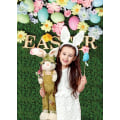 Miniatyrbilde 2 av 2: 5x7ft Påskebakgrunn Happy Easter Bakgrunner Påske Fargerike Egg Bakgrunn Barn Barn Voksen Påskefest Dekorasjoner Banner