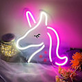 Miniatyrbillede 1 af 5: USB-drevet 3D Akryl LED Skilte Neon Lys Til Soveværelse | Lysende Neon Skilte Til Vægdekoration Fødselsdag Bryllup Fest Halloween Jul Værelse