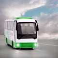 Pikkukuva 2 / 4: Simulaatio Fern Bedienungs Bus Realistinen RC Kaupunki Bus Lelu Lapsille (Vihreä)
