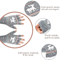 Miniatyrbilde 4 av 5: Unisex Vinter Halvfinger Hansker Varme Vinter Fingerløse Touchscreen Hansker Stretchy Strikket Skrivehansker