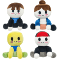 Miniatyrbild 3 av 5: Blox Buddies Plysch, 7,8\" Vackert Plyschdocka, Blox Buddies Noob Buddy Guest Buddy Bacon Buddy Bacon Girl Plyschleksaker för Fans och Vänner Present
