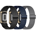 Miniatyrbild 1 av 6: 3 elastiska handledsband, kompatibla med Fitbit Charge 5/Fitbit Charge 6 armband för män och kvinnor, andningsbara och justerbara D