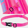 Miniatyrbillede 3 af 4: Svømmebøje - Sikkerhedsflåd 28L med justerbar taljebælte Drybag, Vær lys, Bliv set til triatleter Open Water Svømning, Sikker svømmetræning, Flydende