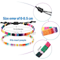 Miniatyrbilde 2 av 5: 6 stk. Ankelkjede Justerbar Boho Surfer Ankelkjede Tynn Tau Unisex Håndlaget Strand Ankelkjede Ankelkjede Bohemia Ankelkjede Kjede