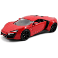 Miniatyrbilde 1 av 5: Toys Fast & Furious Lykan Hypersport 1:24 Diecast Vehicle, Rød