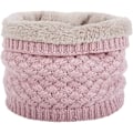 Miniatyrbild 1 av 5: Barn flickor/pojkar vinter stickad infinity halsduk polar fleece halsduk