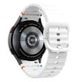 Pikkukuva 1 / 8: SimpleThings No Gap Sport Silikoniranneke Samsung Galaxy Watch 7/6/5/4:lle White Watch7/FE/6/5/5Pro/4