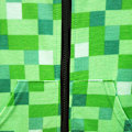 Miniatyrbild 4 av 8: Minecraft barnkläder barn minecraft creeper JJ monster mosaik Halloween kläder cosplay 623+Ordinary headgear 160cm