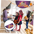 Pikkukuva 3 / 5: Kaiteen koriste ulkoliput Halloween-fanilippu Kurpitsaviirin oranssi lippukoriste Ulkokoriste Ulkokyltti Halloween-lippu