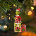 Miniatyrbilde 3 av 5: 2023 Juleakryl Hengepynt, Juletakksigelse Ferie Tretreanheng Grønn Julepynt til Hjemmeferiefest Gaver Fest O
