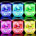 Miniatyrbilde 1 av 5: Lysende kopper for fest, LED-blitslysende drikkeglass, bar, nattklubb, festdrikkebeger, flerfarget for - jul, bursdag, bryllup