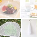 Miniatyrbilde 5 av 5: 3-pakning matdeksel 12 tommer pop-up kryptert nettplate serveringstelt, fint nettparaply for utendørs, fester, piknik, grillfester