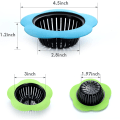 Miniatyrbild 2 av 4: 4-pack diskhossil för köksavlopp Silikon diskhossilpropp 4,5'' diameter