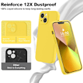 Miniatyrbild 3 av 4: Kompatibelt med iPhone 13-fodral, premium silikon uppgraderat [kameraskydd] [2 skärmskydd] [mjukt anti-scratch mikrofiberfoder] telefonfodral