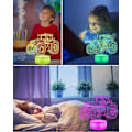 Miniatyrbilde 4 av 4: Hologram-kontroller 3D nattlys for barn, 16 farger og fjernkontroll med dimmerkontroll, tilbehør til gutter og jenters videospillrom, julegave eller bursdagsgave til barn