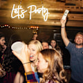Miniatyrbild 4 av 5: Let's Party LED-neonskylt, varmvit neonskylt för väggdekor, USB-driven upplyst skylt med strömbrytare för kafé, bar, kök, restaurang, heminredning