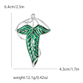 Miniatyrbilde 2 av 8: Noble Collection Ringenes Herre Alveklinge Brosje - 7 cm (2,8 tommer) Kostymesmykker Emaljebrosje - Offisielt Lisensiert Filmrekvisitt Smykkegave
