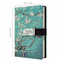 Miniatyrbillede 2 af 3: Stjernedagbog med lås, A5 PU læderjournal med kombinationslås Digital kodeord Notebook Kombinationslåsning Journal Dagbog (Stjernedagbog 6)