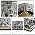 Miniatyrbillede 4 af 5: Læder Journal Skrive Notesbog - Antik Håndlavet Læder Daglig Notesblok Skitsebog, Elefant Gave Til Mænd (Sølv, A6)