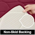 Miniatyrbillede 3 af 5: Memory Foam Bademåtter, Ultra Blød & Skridsikker Bademåtte, Vandabsorberende og Maskinvaskbar Badetæppe til Brusebad Badeværelsesgulv, 24''x16''