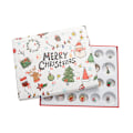 Miniatyrbillede 4 af 4: Julepynt 2024 Adventskalender - Kreative børnearmbåndspynt 24 rum Kalender Juleaften Overraskelse Blind Box Sæt Gold