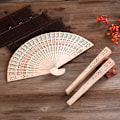 Miniatyrbild 5 av 8: Mode Bröllop Hand Doftande Party snidade Bambu Folding Fan C