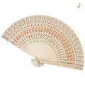 Miniatyrbild 1 av 8: Mode Bröllop Hand Doftande Party snidade Bambu Folding Fan J