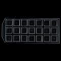 21Grid Ice Cube Pudding Maker Form Kylskåp Isform Mould