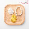 Miniatyrbild 1 av 8: Halloween Kitten Cookie Mould Ghost e Cartoon Kitten Cat Shape D