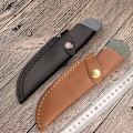 Miniatyrbild 6 av 8: 22 cm Slida Läder Slida Med Midjebältes Spänne Cover Läder Brown