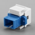 Miniatyrbild 6 av 6: Keystone Jack SC fiberoptisk moduladapter SC f/F Keystone M
