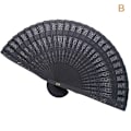 Miniatyrbild 1 av 8: Mode Bröllop Hand Doftande Party snidade Bambu Folding Fan B