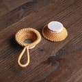 Miniatyrbild 5 av 8: -stil teceremoni Bambu trä tefilter mesh teinfuser R A9