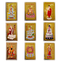 Miniatyrbild 2 av 8: Samling tibetansk buddhism Utsökt kopparkort amulett Thangk H
