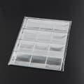 9/12 Grids Classic Plastic Mynthållare Ark Förvaring Collection 12-Grids