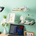 Miniatyrbild 5 av 8: Vägg Wifi Router Hylla Vardagsrum TV Set-Top Box Holde Black