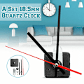 Miniatyrbild 7 av 8: 1 Set Silent Quartz Clock Movement Mechanism DIY Kit Batteri Po N2