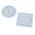 Miniatyrbild 8 av 8: Kumihimo Beading Cord Disc/Disk Flätning Flätad platta DIY Hand B