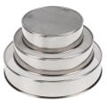 Miniatyrbild 7 av 8: Kök Mesh Mjöl Sifter Runt Rostfritt Stål Mjöl Siev 1(15CM)