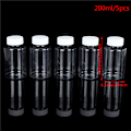 Miniatyrbild 1 av 8: 15 ml/20 ml/30 ml/100 ml PET-plast klara tomma förseglingsflaskor fasta 200