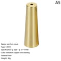 Fot Solid Borstad Järn Bord Stol Cylinder Cap Protect Decor A5