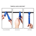 Miniatyrbild 4 av 5: 1X Soft Loop Tie Down Band Spärrbogsering Last ATV UTV Motor Blue