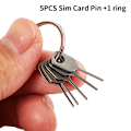 Miniatyrbild 5 av 8: 5st/ Set SIM-kort Mata ut Pin Key Tool SIM-korthållare för 5PCS