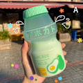 Miniatyrbild 1 av 7: 480 ml plastvattenflaska dricksflaska form och Kawaii-mjölk A