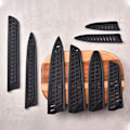 Miniatyrbild 3 av 8: Svart plastskydd för köksblad för 3,5-10 tum 8in Slicing knife