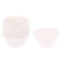 10 st silikonkakaform rundformad form Minikakamugg White 3.5*2.3*1.6cm